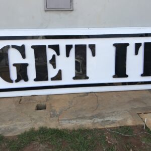 3D signage for GET IT company